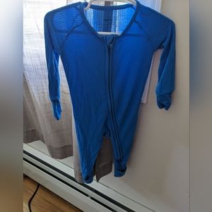 Little Sleepies Cobalt Ribbed Zippy